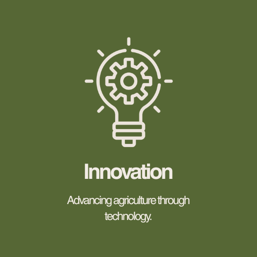 Innovation — advancing agriculture through technology